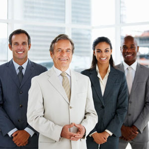 Group of business people representing Hybrid RIA