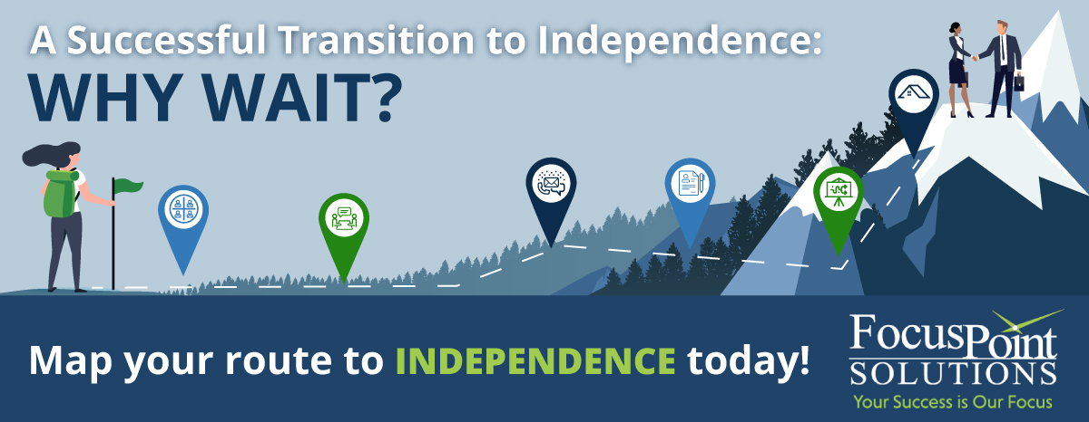 Map your route to independence banner.
